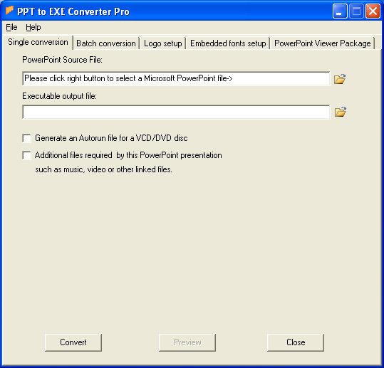 Windows 8 PPT to EXE Converter Pro full