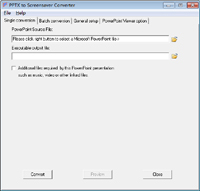 how to convert PPTX to SCR Thumbnail